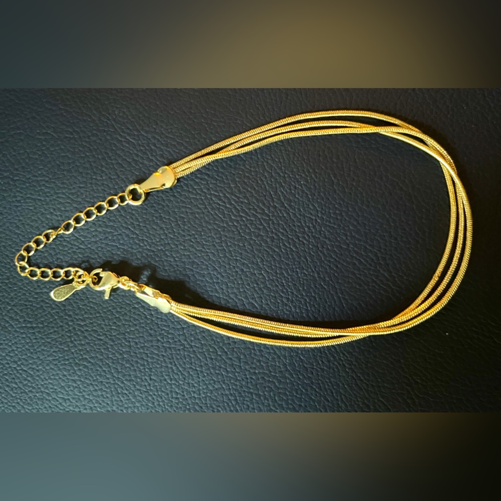 Multiple Chain Gold Bracelet